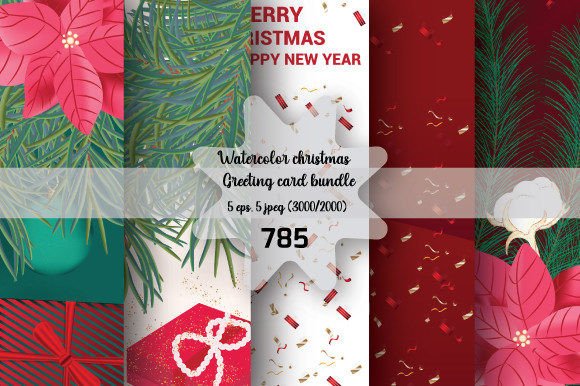 Christmas and New Year Background 785: A Festive Digital Asset for Sellers