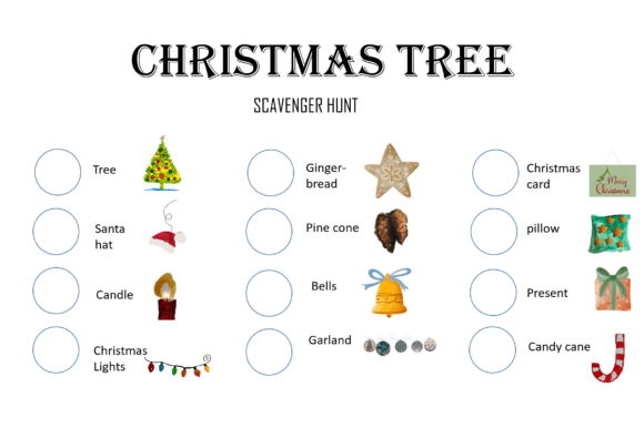 Christmas Tree Scavenger Hunt: A K-12 Design Asset Review