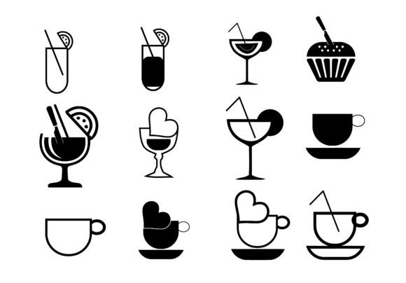 Drink Icon: A Versatile Design for Crafting & Small Business Branding