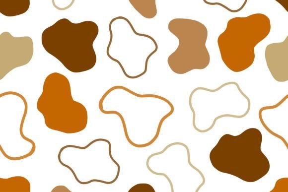 Earthtone Abstract Shape Pattern Review