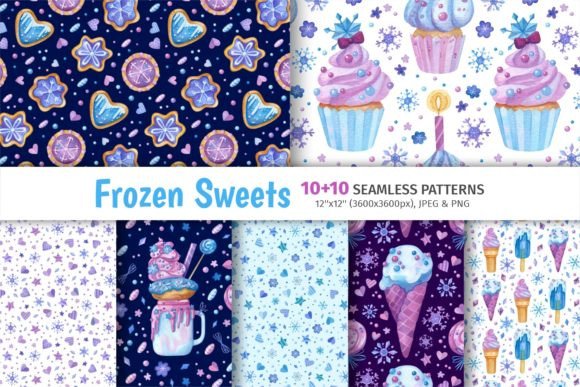 Frozen Sweets Seamless Patterns: A Designer’s Review for Real Client Projects
