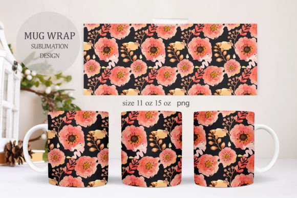 Mug Wraps Sublimation 11oz 15oz Gift: Crafts Branding