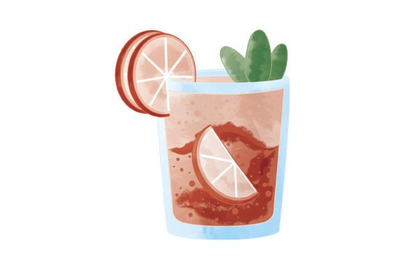 Paloma Cocktail - Watercolor for Happy Hour Craft Projects