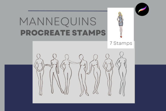 Procreate Mannequin Stamps X 7: A Designer’s Real-World Review for Local Branding and Packaging