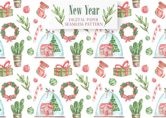 Reviewing New Year Christmas Digital Paper Pattern for Real Client Projects