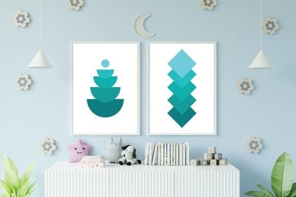 Set of 2 Wall Art Design Templates for Print Templates That Elevate Brand Visuals