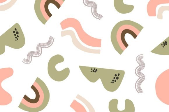Soft Color Abstract Shape Patterns for Modern Branding