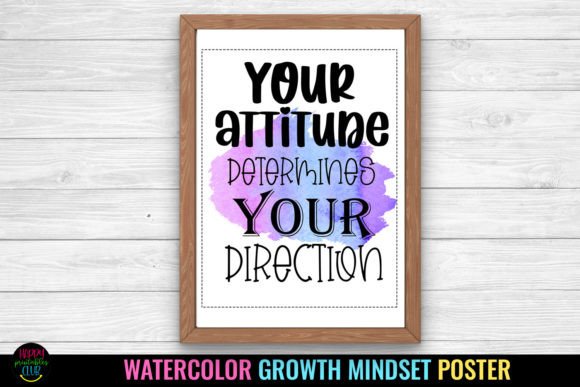 Your Attitude I Growth Mindset Poster: A Designer’s Real-World Review for Brand & Marketing Use